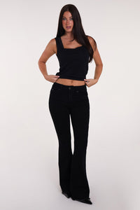 Women's Luxe High Rise WannaBettaButt Flare Jeans