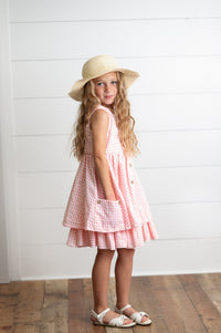 Pink Gingham Dress