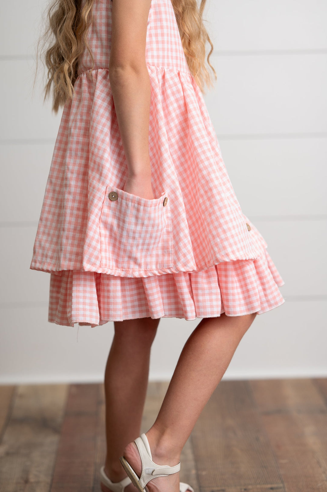 Pink Gingham Dress