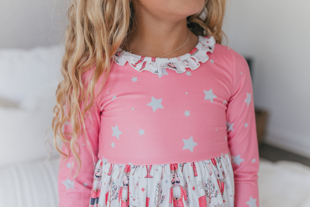 Pink Nutcracker Lounge Gown