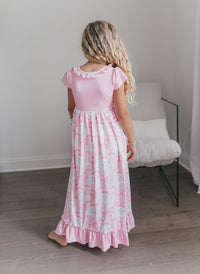Pink Santa Bow Lounge Gown