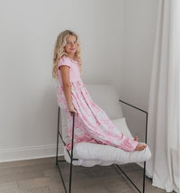 Pink Santa Bow Lounge Gown
