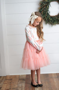 Pink Tree Tulle Dress