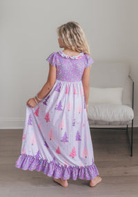 Purple Tree Lounge Gown