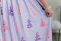Purple Tree Lounge Gown