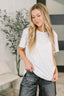 Rest Assured Basic Relaxed Tee in White