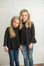 Black Ribbed Shirt