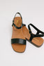 Riddle Ankle Strap Sandal in Black