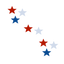 Red, White & Blue Stars - Ready To Press Design - Shirt Not Included