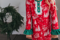 Santa Sled Lounge Gown