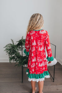 Santa Sled Lounge Gown