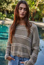 Hawthorne Sweater Top: Burnt Olive