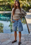 Hawthorne Sweater Top: Burnt Olive