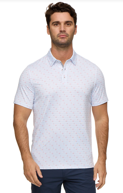 CANTERA SS GOLF CLUB PRINT PERFORMANCE POLO