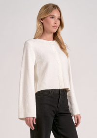 The Cloudlight Cardigan: Off White