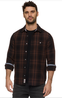 WESTCHESTER BRUSHED WAFFLE SHIRT JACKET