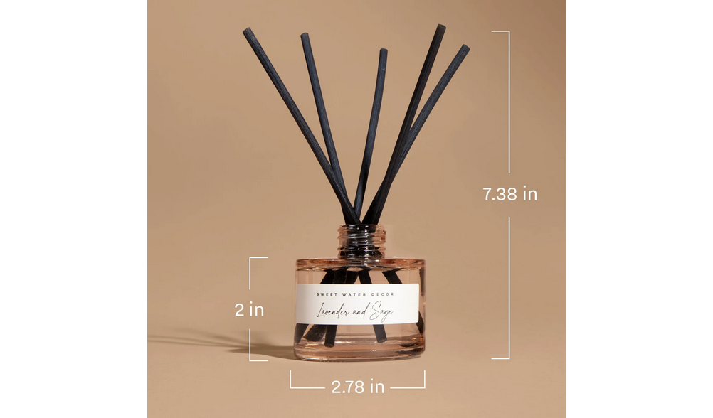 Tinted Glass Jar Reed Diffuser