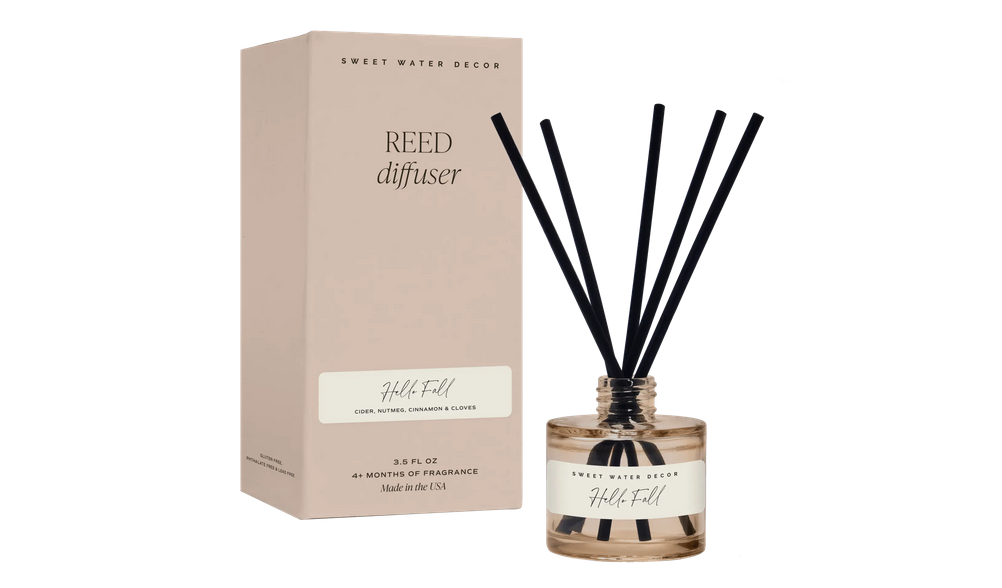 Tinted Glass Jar Reed Diffuser