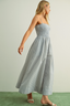 Striped Smocked Maxi Dress