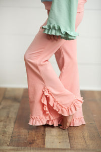 Color Block Hooded Set