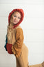 Dark Color Block Hooded Set