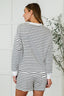 Situationally Sound Striped Long Sleeve Top and Shorts Set