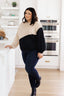 Split Decision Color Block Cargo Sleeve Top
