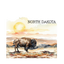 Sunrise Buffalo - Ready To Press Design - Shirt Not Included