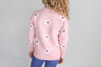 Blush Flower Sweater