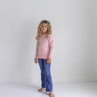 Blush Flower Sweater