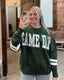 Game Day Boxy Varsity Top: Forest