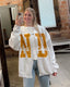 ND North Dakota Gold Top: Ash