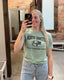 North Dakota Peace Garden State Tee: Sage