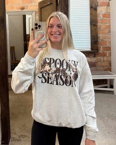 Spooky Season Crewneck: Ash