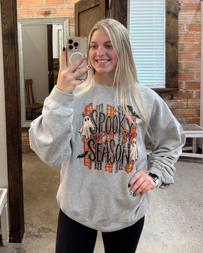 Spooky Season Crewneck: Sport Grey