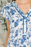 The Missing Piece Tiered Flutter Sleeve Dress