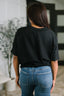Together We're Unlimited Basic V-Neck Tee in Black