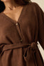 Promise the Label Belted Button-Front Cardigan