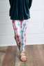 Velvet Teal Coquette Bow Pant Set