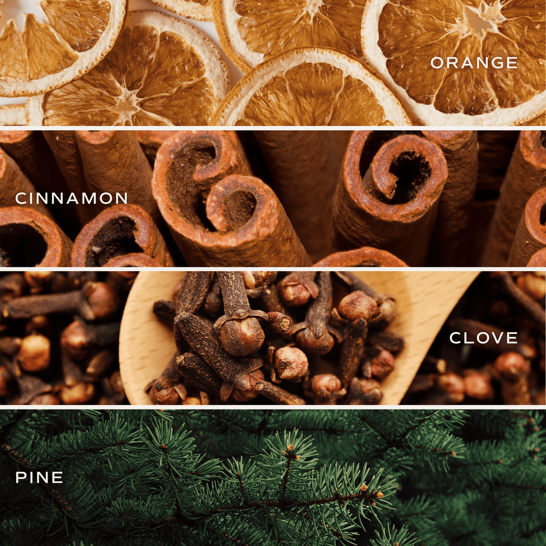 Warm and Cozy Soy Candle - Clear Jar - 9 oz