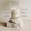 Wildflowers and Salt Soy Candle - White Jar - 11 oz