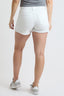 Women's Premium Stretch Fray Hem Hi-Lo Shorts