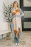 Wanderlust Wrap Oversized Plaid Fringe Scarf in Light Brown