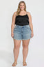 Women's Plus Premium Stretch Fold-Over Cuff Shorts