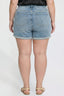 Women's Plus Premium Stretch Fold-Over Cuff Shorts