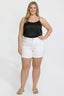 Women's Plus Premium Stretch Fold-Over Cuff Shorts