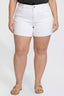 Women's Plus Premium Stretch Fold-Over Cuff Shorts