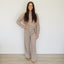 Womens Striped Loungewear Set