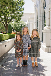 Tulip Smocked Peter Pan Collar Dress