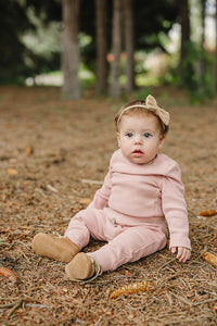 Pink Bodysuit Waffle Set